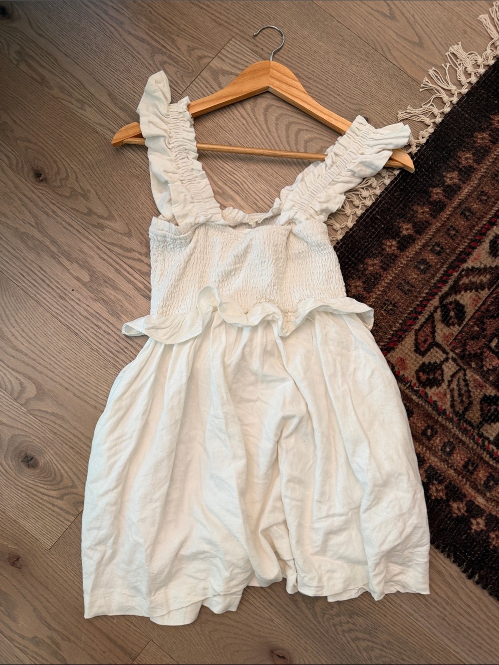 Tularosa White Mini Ruffle Sundress - Picture 7 of 9